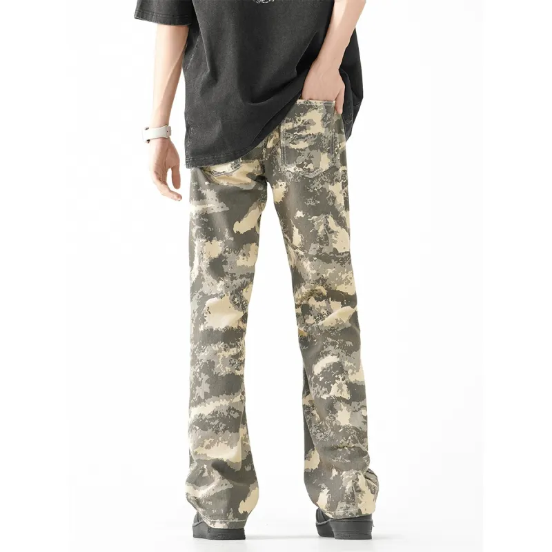 PANDA ADEVIL Jeans Unisex Desert Camouflage-5