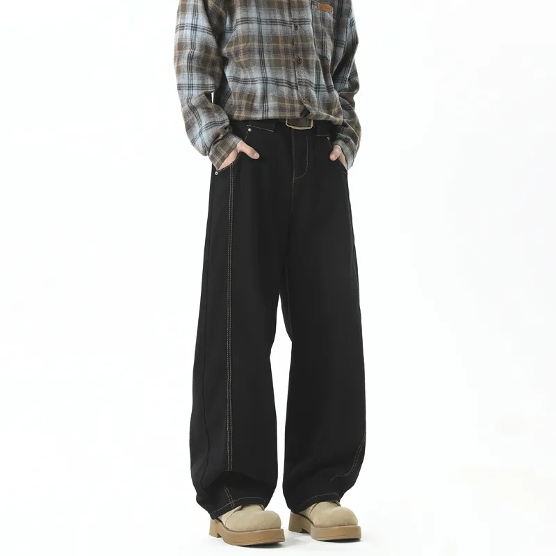 PANDA ADEVIL Jeans Unisex Black-2