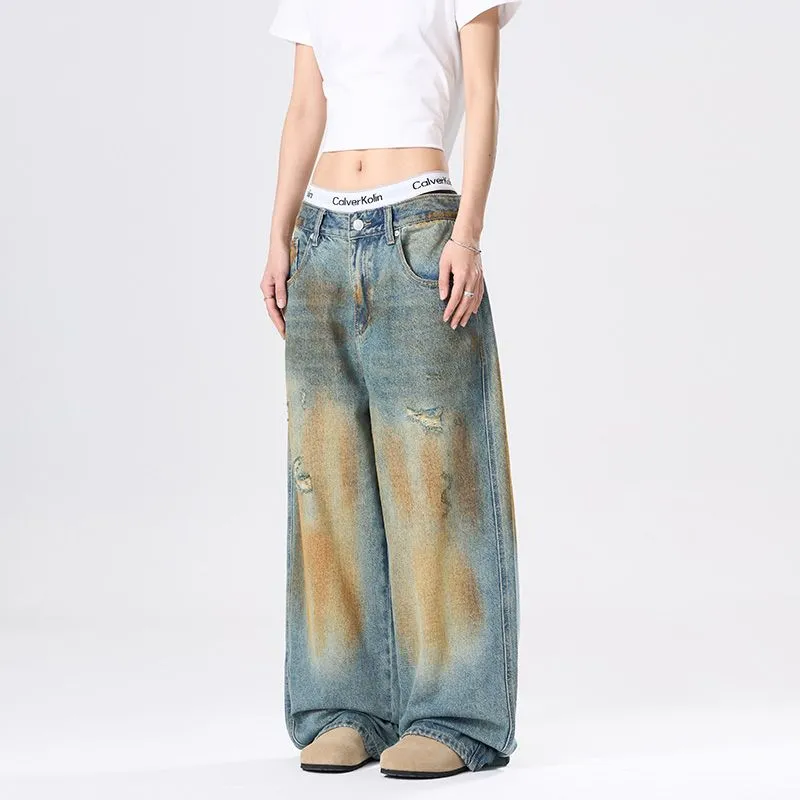 PANDA ADEVIL Jeans Unisex Washed Color-2