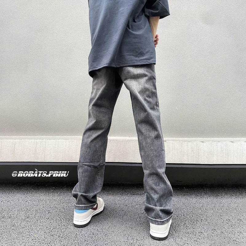 PANDA ADEVIL Jeans Unisex Black Gray-1