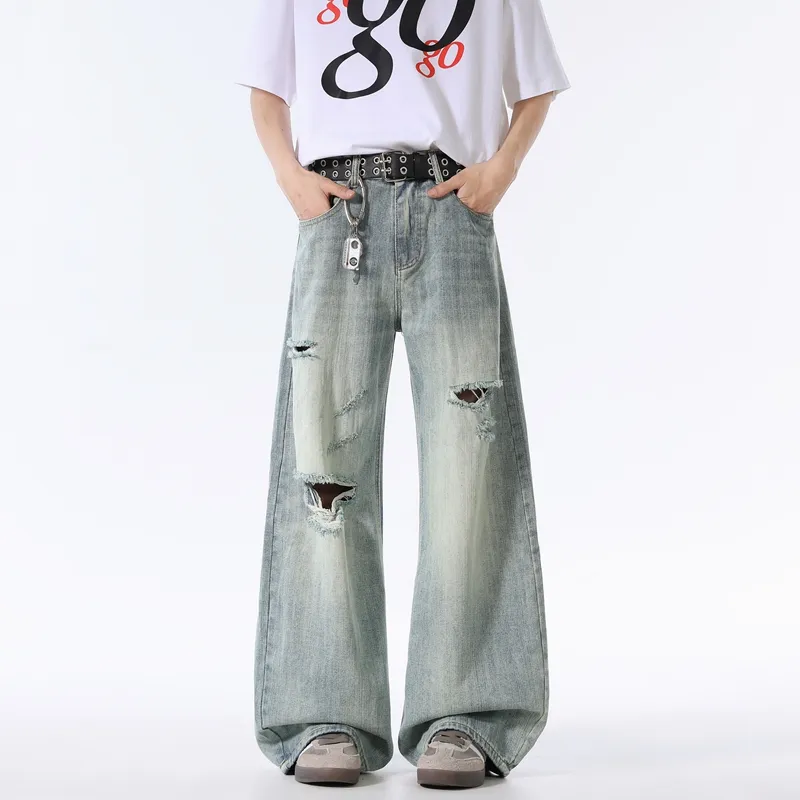 PANDA ADEVIL Jeans Unisex Mint Green-1