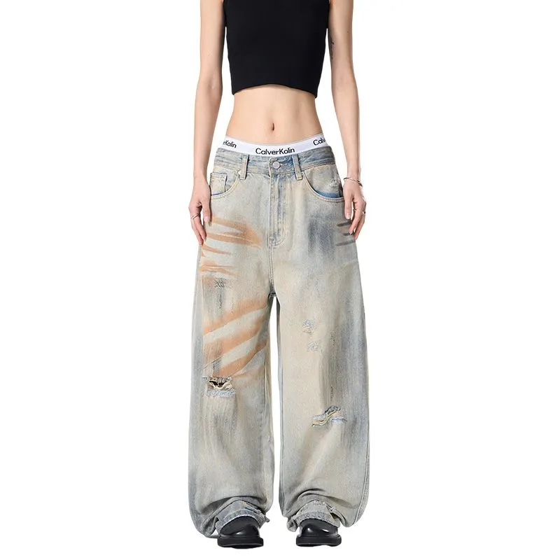 PANDA ADEVIL Jeans Unisex Washed Color-2