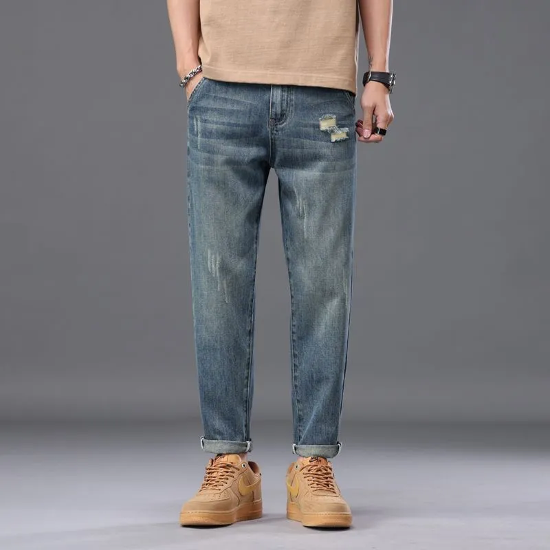 PANDA ADEVIL Jeans Men Vintage Blue-1