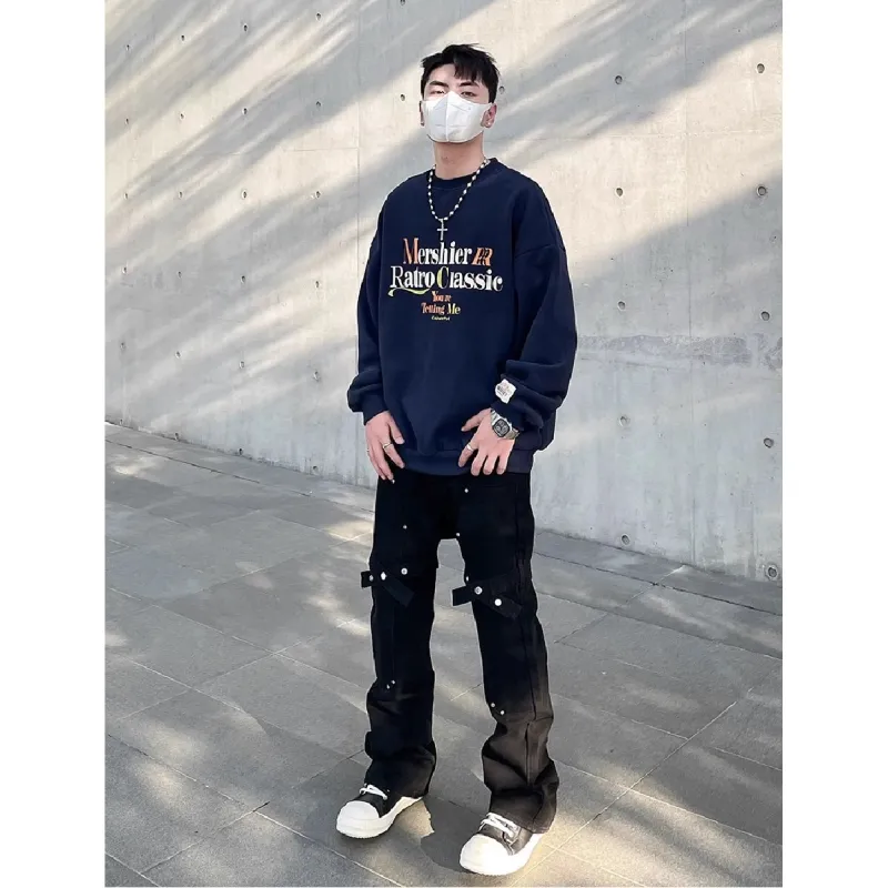 PANDA ADEVIL Jeans Unisex Black-4