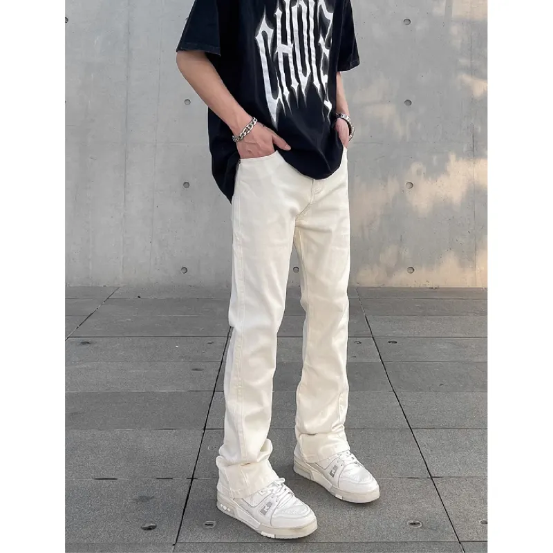 PANDA ADEVIL Jeans Unisex White-4