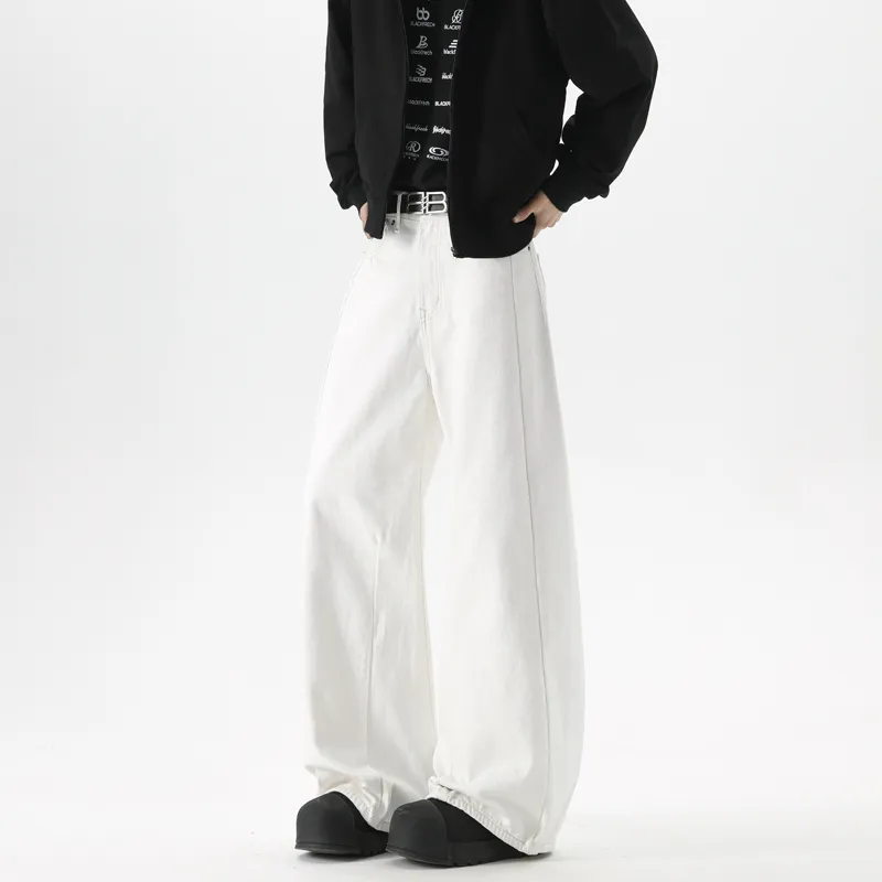 PANDA ADEVIL Jeans Unisex White-1