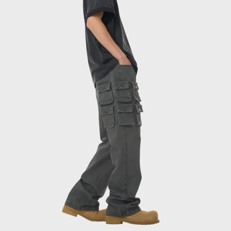PANDA ADEVIL Jeans Unisex Gray-3