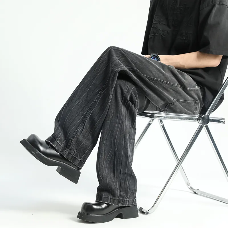 PANDA ADEVIL Jeans Unisex Black-4