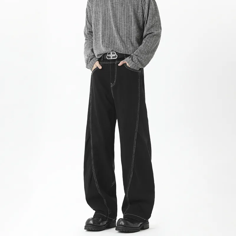 PANDA ADEVIL Jeans Unisex Black-3