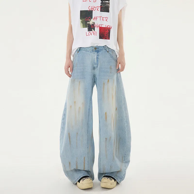 PANDA ADEVIL Jeans Unisex Dirty Blue-1