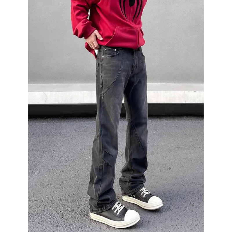 PANDA ADEVIL Jeans Unisex Black Gray-1