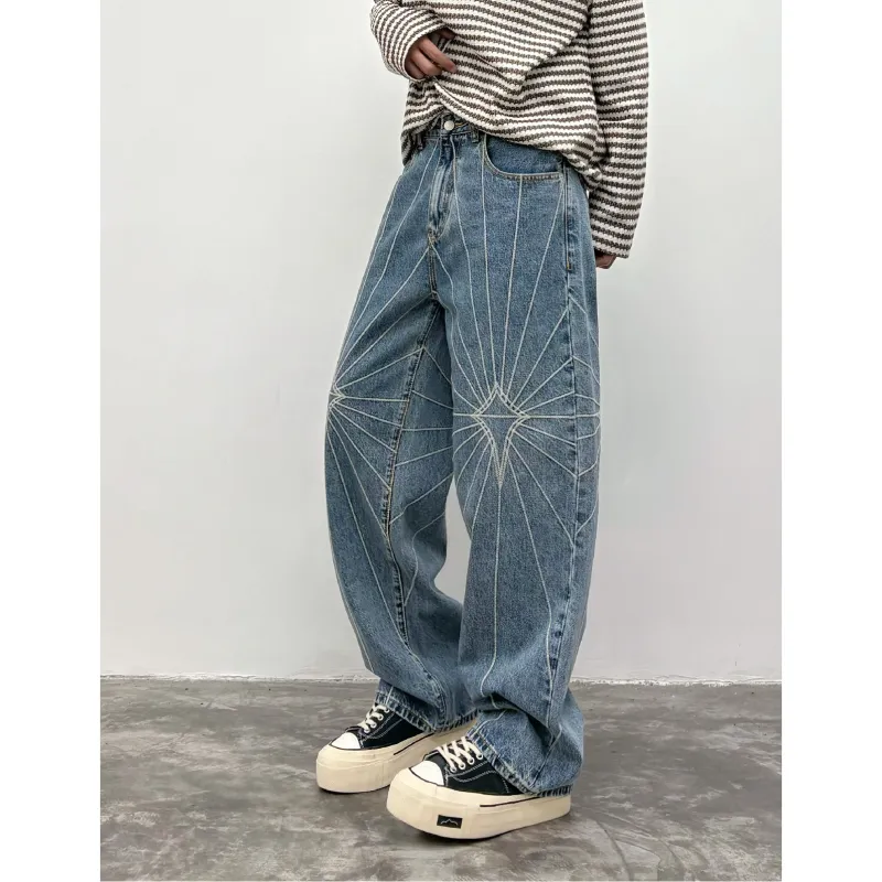 PANDA ADEVIL Jeans Men's Denim Blue-4