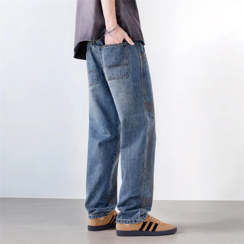 PANDA ADEVIL Jeans Unisex Blue-2