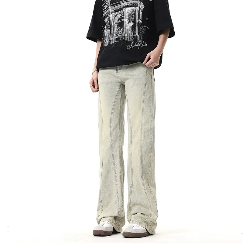 PANDA ADEVIL Jeans Unisex Yellow Mud-4