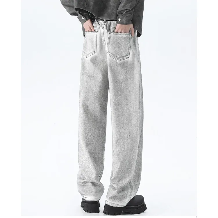 PANDA ADEVIL Jeans Unisex Dirty White-3