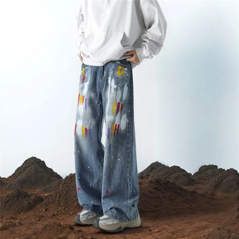 PANDA ADEVIL Jeans Unisex Blue-1