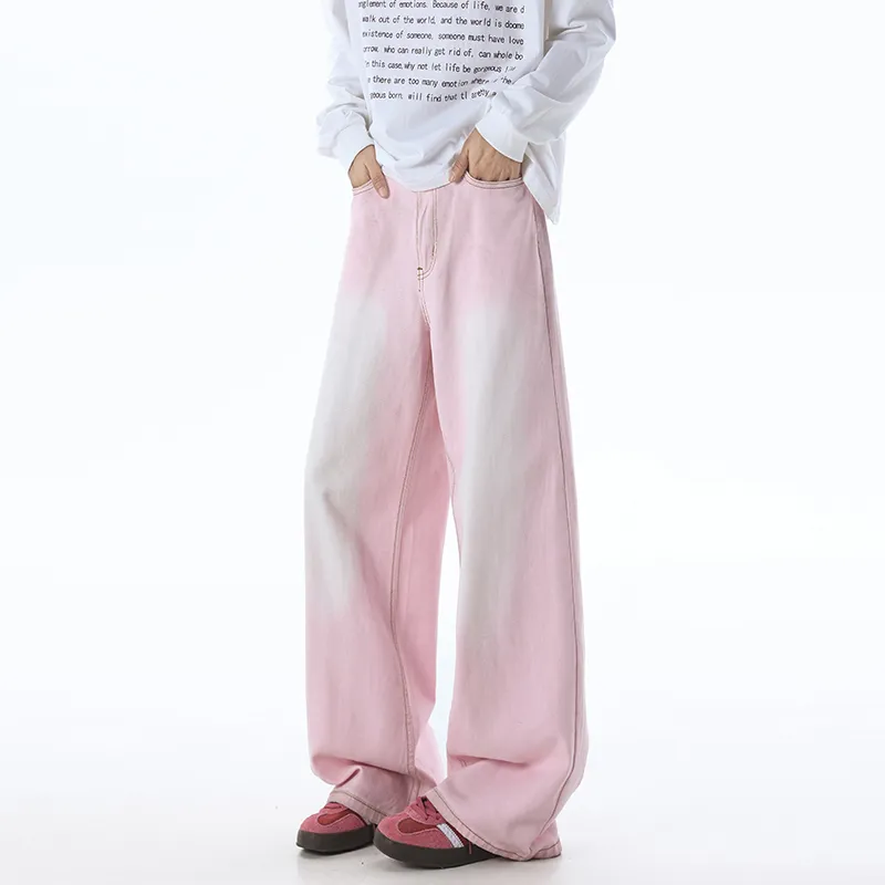 PANDA ADEVIL Jeans Unisex Dirty Pink-2