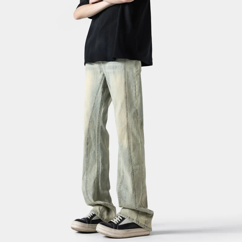 PANDA ADEVIL Jeans Unisex Yellow Mud-2