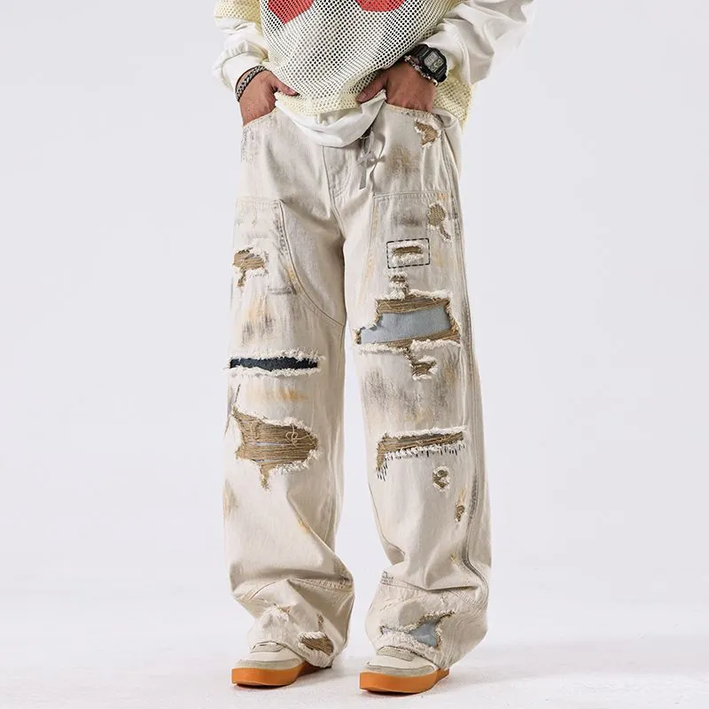 PANDA ADEVIL Jeans Unisex Ecru-1