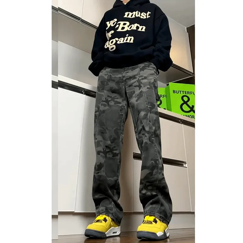 PANDA ADEVIL Jeans Unisex Camouflage-4