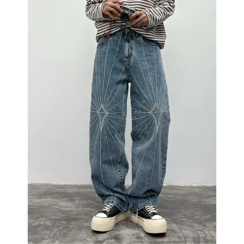 PANDA ADEVIL Jeans Men's Denim Blue-3