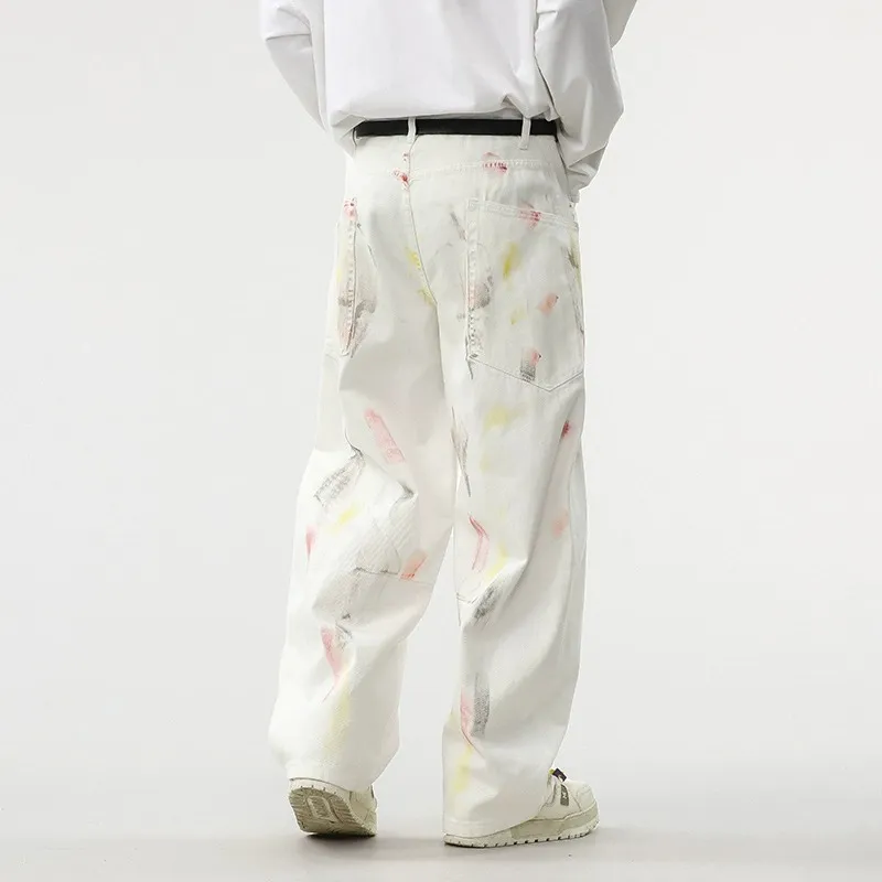 PANDA ADEVIL Jeans Unisex White-3