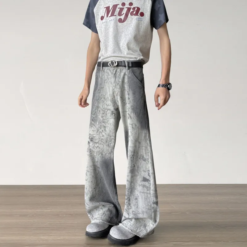 PANDA ADEVIL Jeans Unisex Light Gray-4