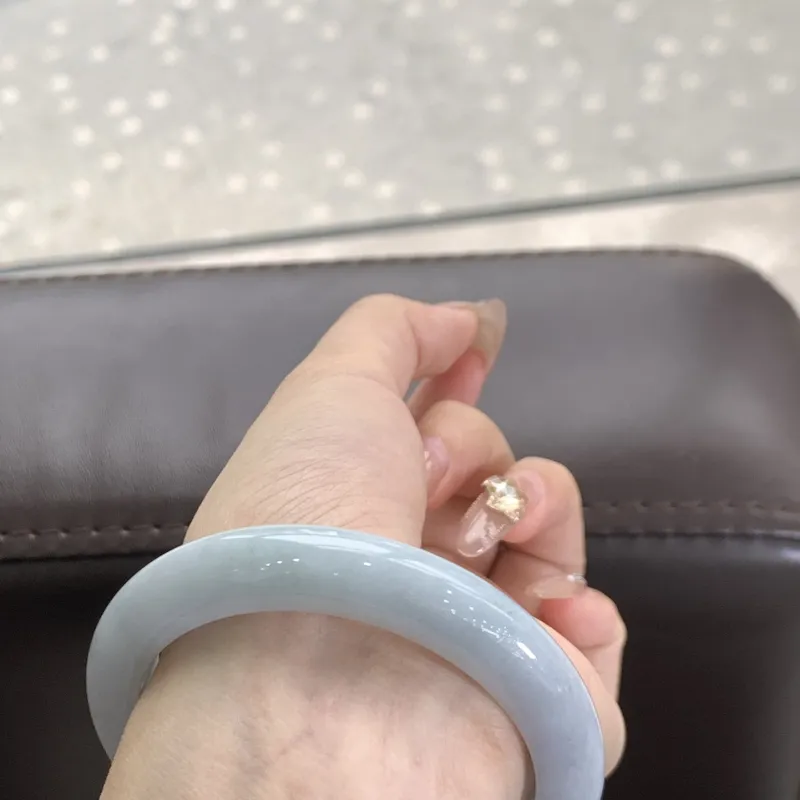 Safir Glutinous Jade Jadeite Bangles Women's-6