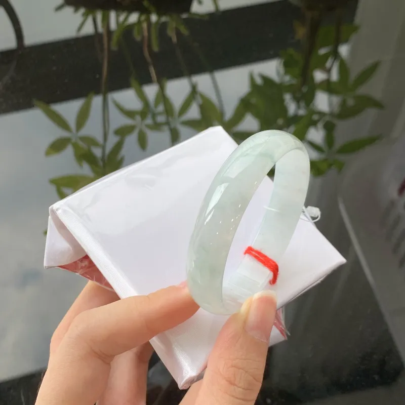Safir Glutinous Jade Jadeite Bangles Women's-3