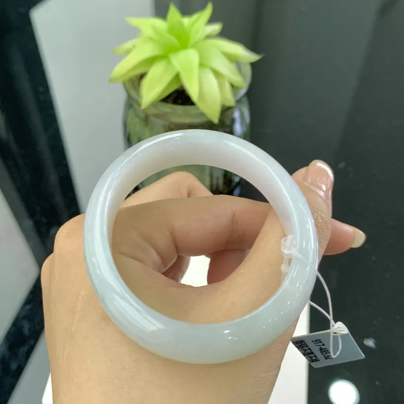 Safir Glutinous Jade Jadeite Bangles Women's-1