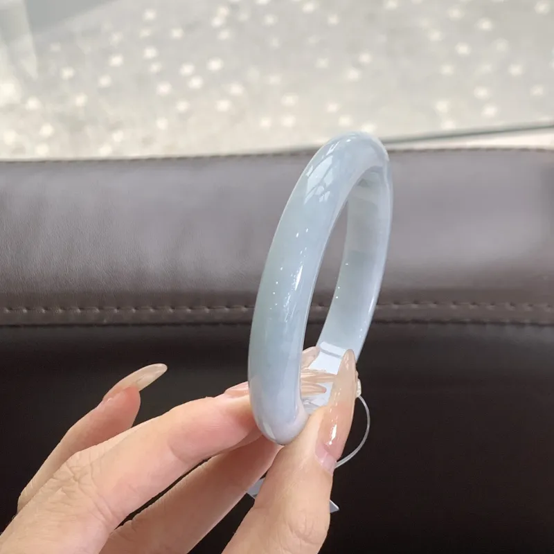 Safir Glutinous Jade Jadeite Bangles Women's-3
