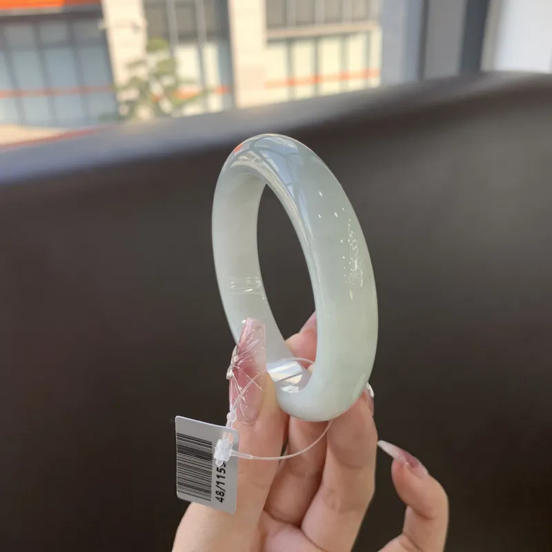 Safir Glutinous Jade Jadeite Bangles Women's-3