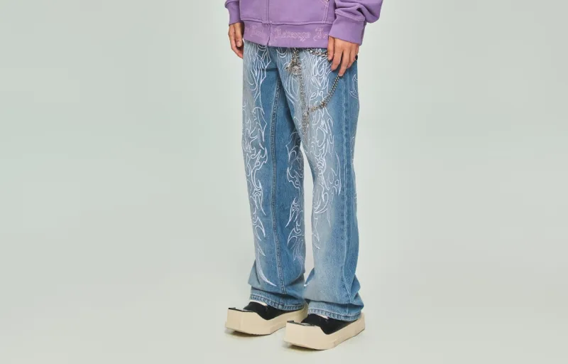 Revenge Jeans Unisex Blue-4
