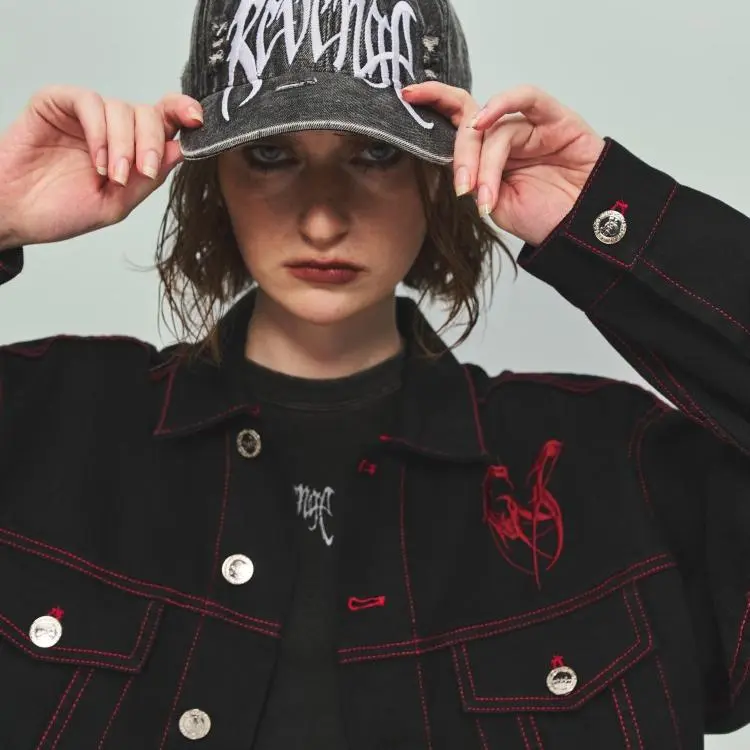 Revenge x GOST Jackets Coats Unisex Black-3