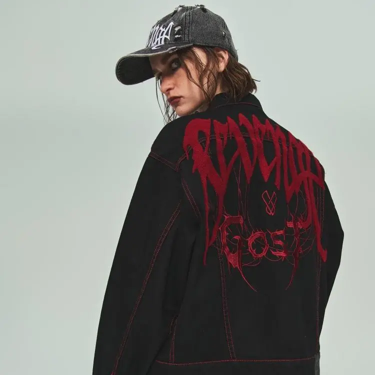 Revenge x GOST Jackets Coats Unisex Black-4