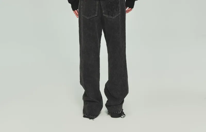 Revenge Jeans Unisex Black-4