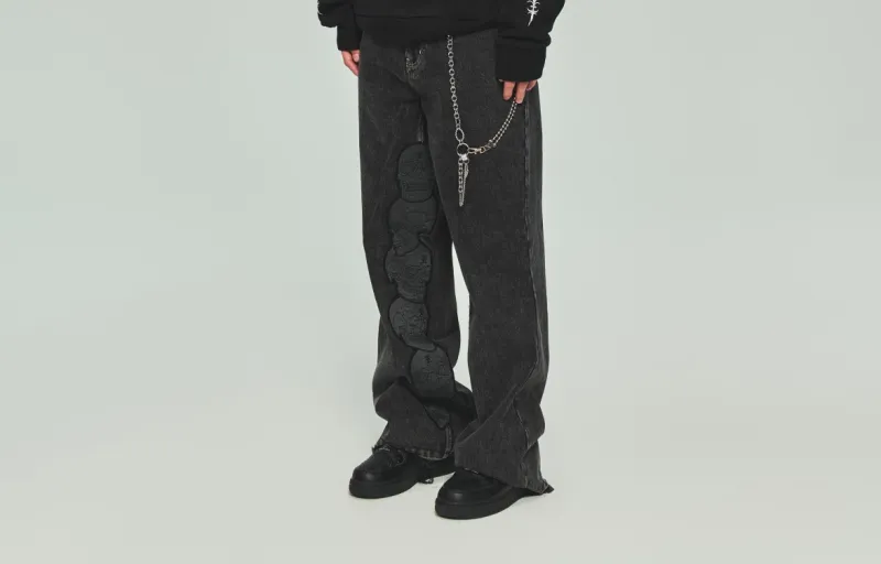 Revenge Jeans Unisex Black-3