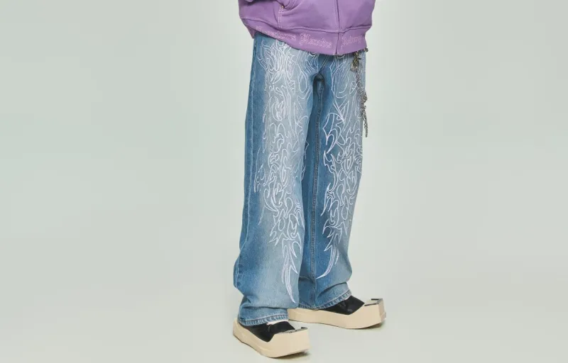 Revenge Jeans Unisex Blue-6