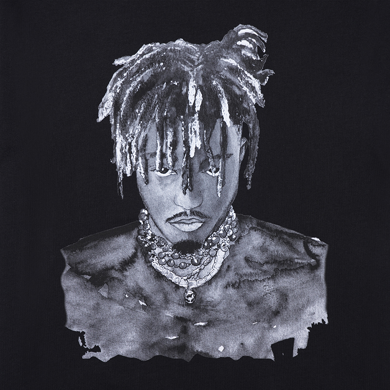 Revenge Juice Wrld 999 Graphite Portrait Tee - Cheap Rcj Revenge Juice Wrld 999 Graphite Portrait Tee - Cheap Rcj