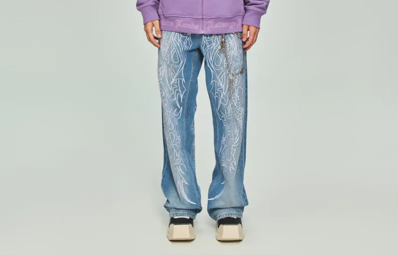 Revenge Jeans Unisex Blue-3