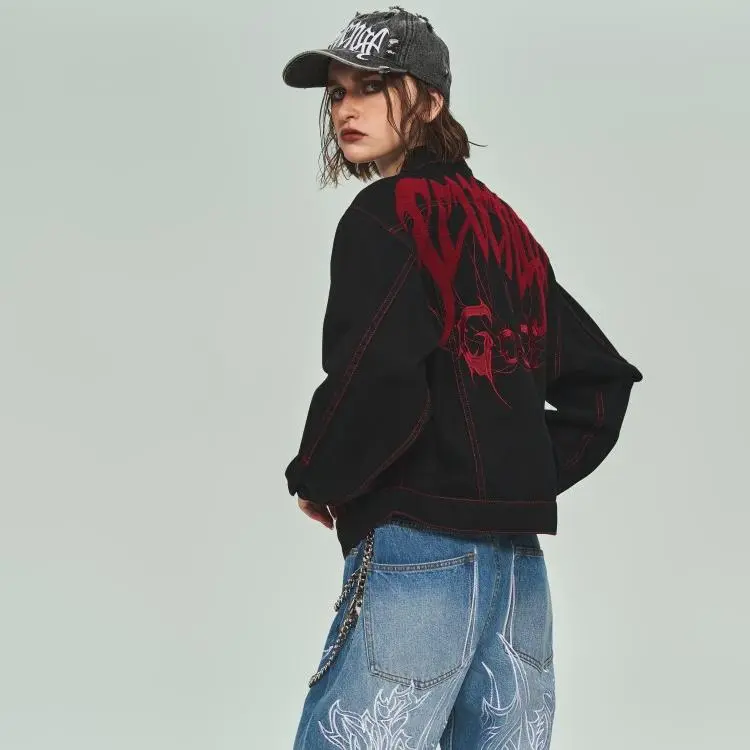 Revenge x GOST Jackets Coats Unisex Black-5
