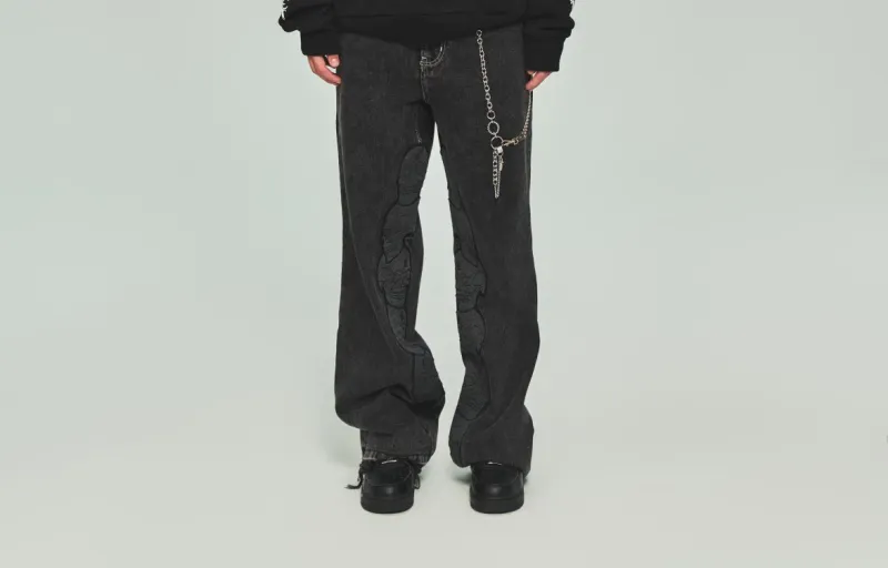 Revenge Jeans Unisex Black-2