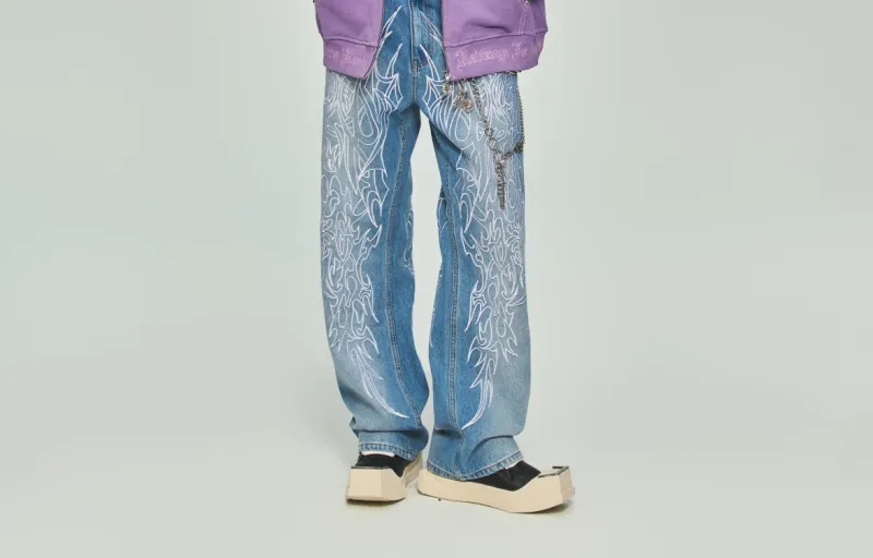 Revenge Jeans Unisex Blue-7
