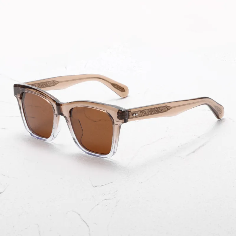 ROLLOTD Plate Frame Square Sunglasses Unisex-5
