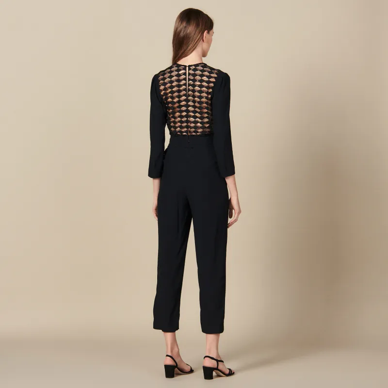 Sandro Jumpsuits Women's Black-1