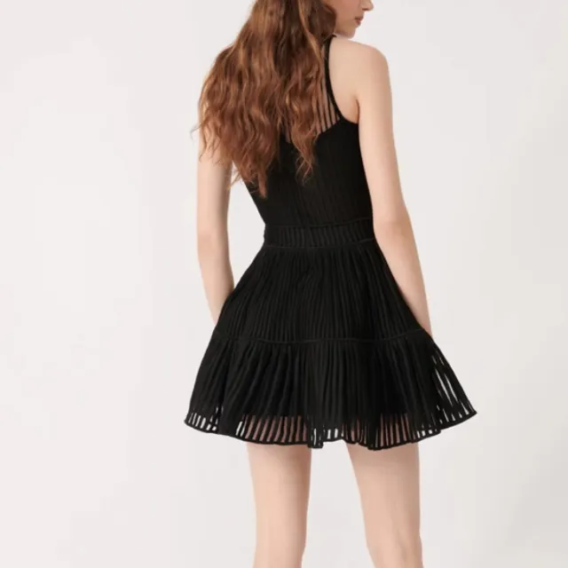 Maje Sleeveless Dress Women's Black-3
