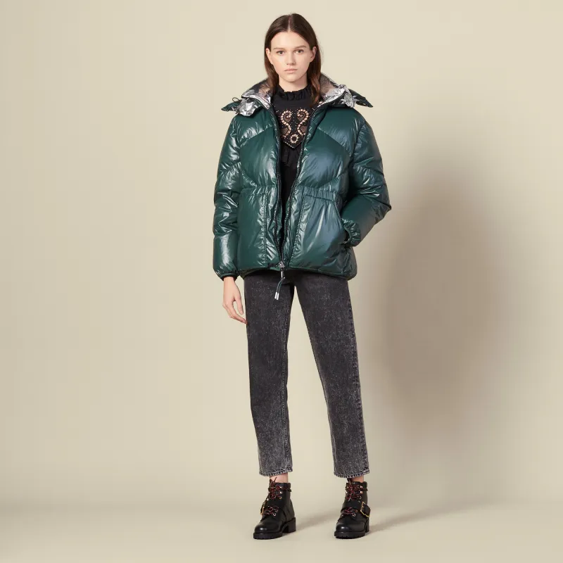 Sandro Down Jacket Women's Green-1