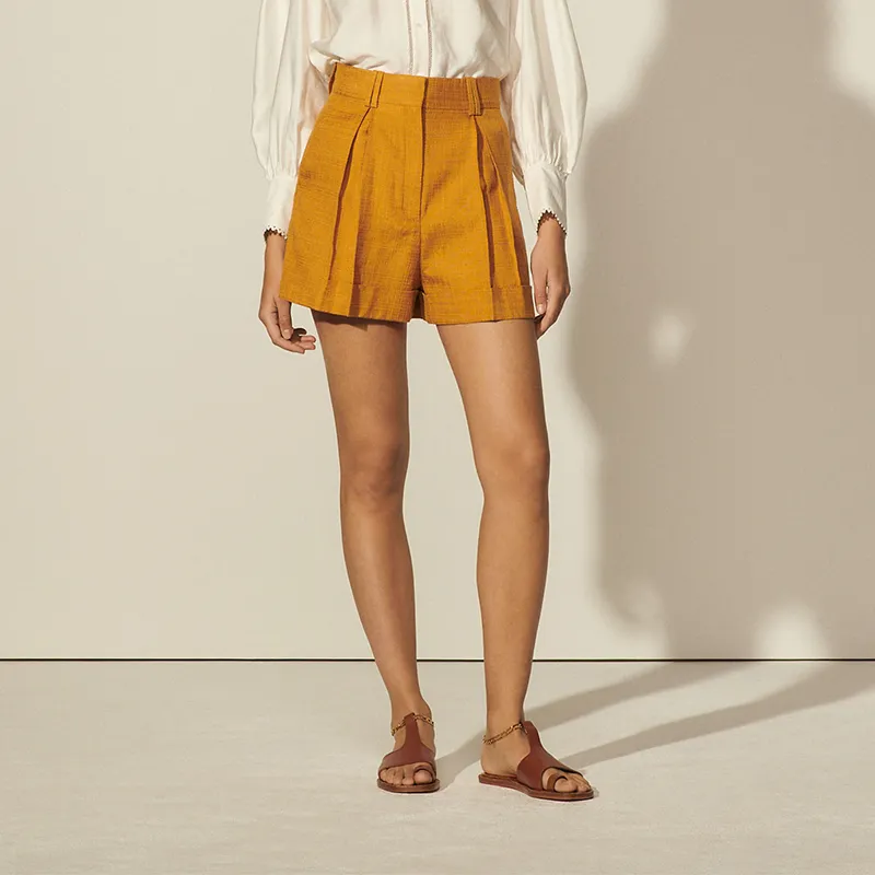 Sandro Casual Shorts Women's Ochre-2