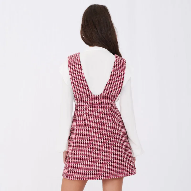 Maje Long-Sleeved Dresses Women's Rose Red-2