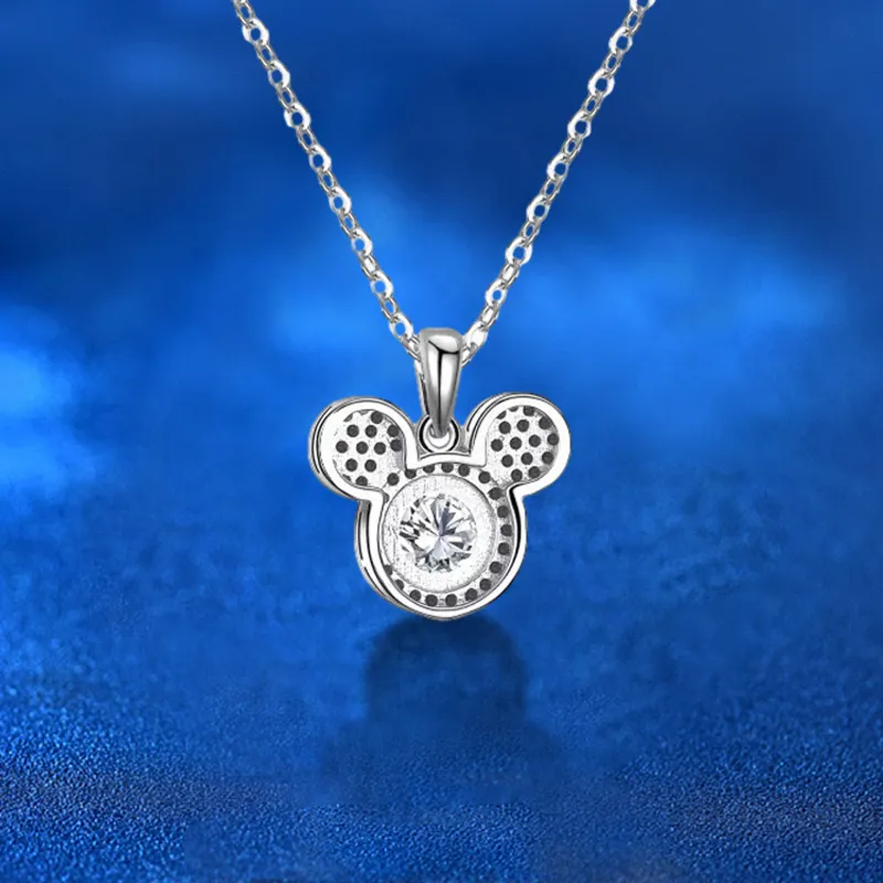 DFALLA S925 Sterling Silver Moissanite Necklaces Women's-1